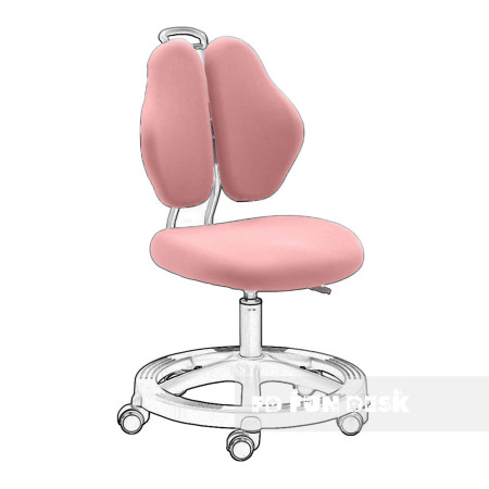 Чехол для кресла Fundesk Pratico II Pink