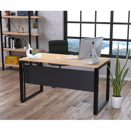 Письменный стол G-135-16 с царгой Loft Design Дуб Борас