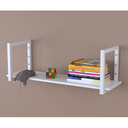 Полка PL-1-16 Loft Design Нимфея Альба длина полки 112 см Белый