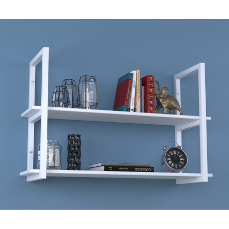 Полка PL-2-16 Loft Design Нимфея Альба длина полки 112 см Белый