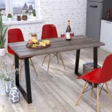 Стол обеденный Титан Loft Design Дуб Палена