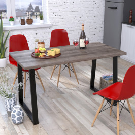 Стол обеденный Титан Loft Design Дуб Палена