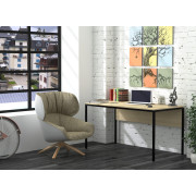 Письменный стол Loft design L-3p  Дуб Борас