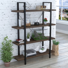 Стеллаж Сингл-4 Loft Design Орех Модена