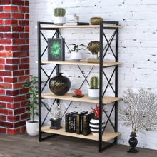 Стеллаж Скиф-4-920 Loft Design Дуб Борас