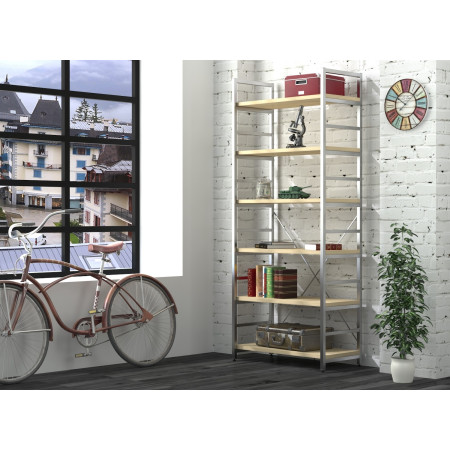 Стеллаж офисный L-190 new Loft Design Дуб Борас