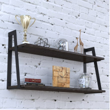 Полка PL-5 Loft Design Венге Корсика Полка PL-5 Loft Design Венге Корсика