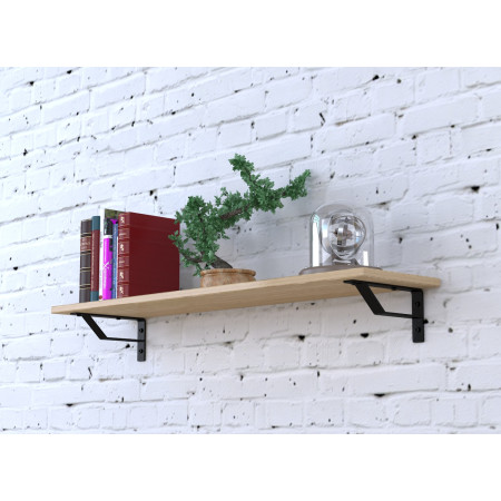 Полка PL-6-18 Loft Design Дуб Борас длина полки 112 см
