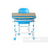 Парта для школьника для дома FunDesk Sorriso Blue