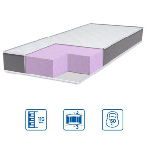 Беспружинный матрас Eurosleep Brave Ultra Foam 180x190 — надежный комфорт на каждый день