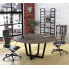 Стол для переговоров D-1600 Loft design Дуб Палена