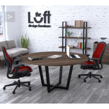 Стол для переговоров D-1600 Loft design Орех Модена